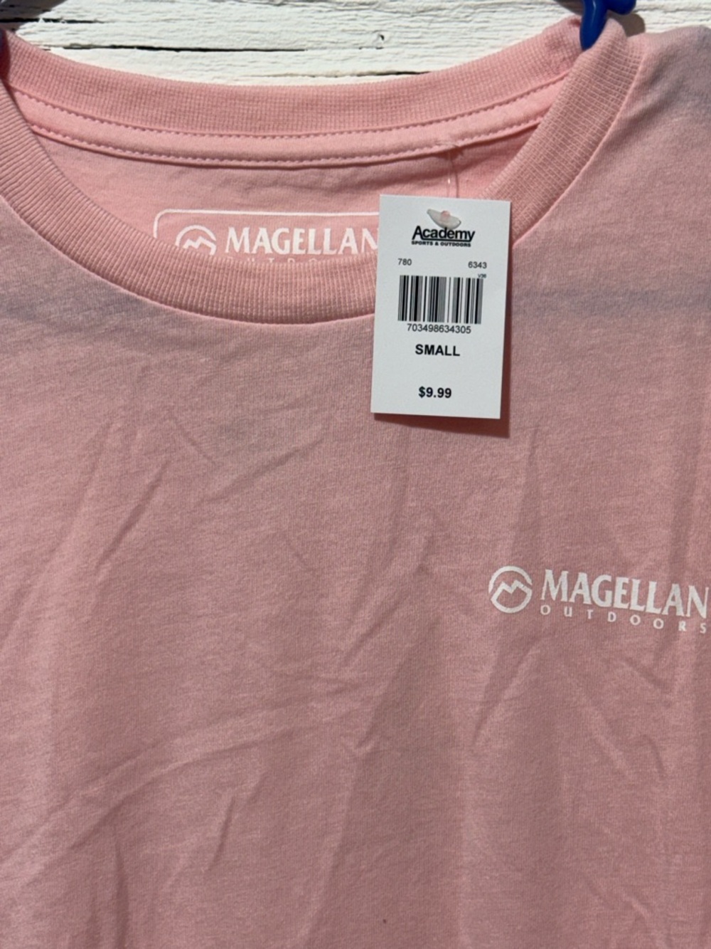 Magellan Outdoors Pink Chest Logo Tee - Picture 2 of 3